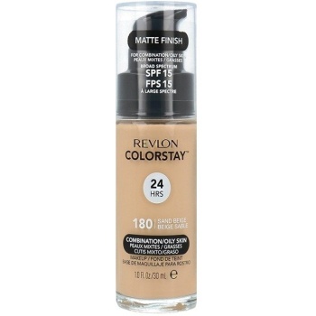 REVLON COLORSTAY 24HRS PODKŁAD Z POMPKĄ DO CERY TŁUSTEJ I MIESZANEJ 180 SAND BEIGE 30 ml